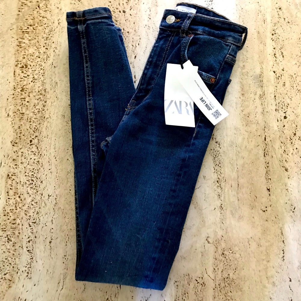 Zara High Rise Skinny Jeans